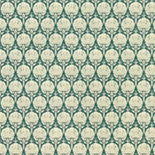 Dollhouse Miniature Wallpaper: Ottoman-Green